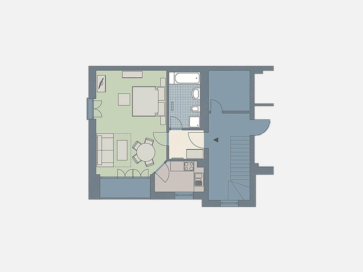 Kaiservillen Heringsdorf - 1-Raum-Ferienwohnung Mit Balkon Dr3 Esterno foto